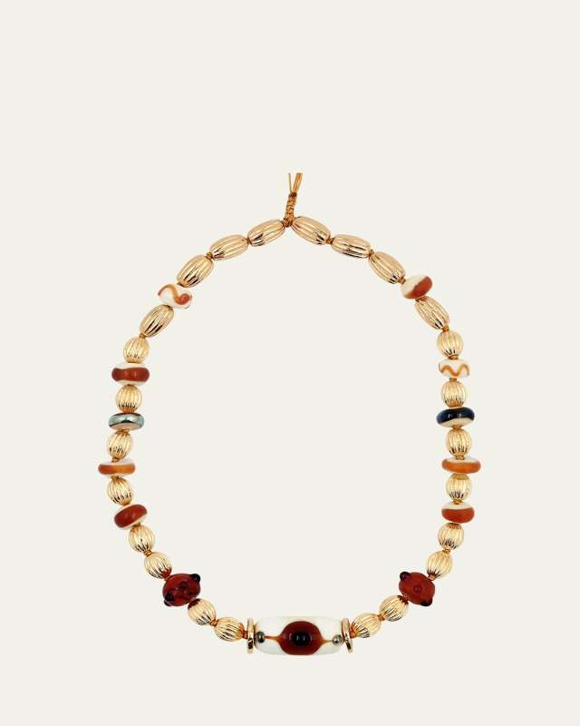 Blown Glass Charm Necklace